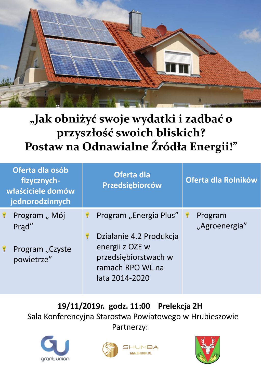 Szkolenie nt. odnawialnych źródeł energii