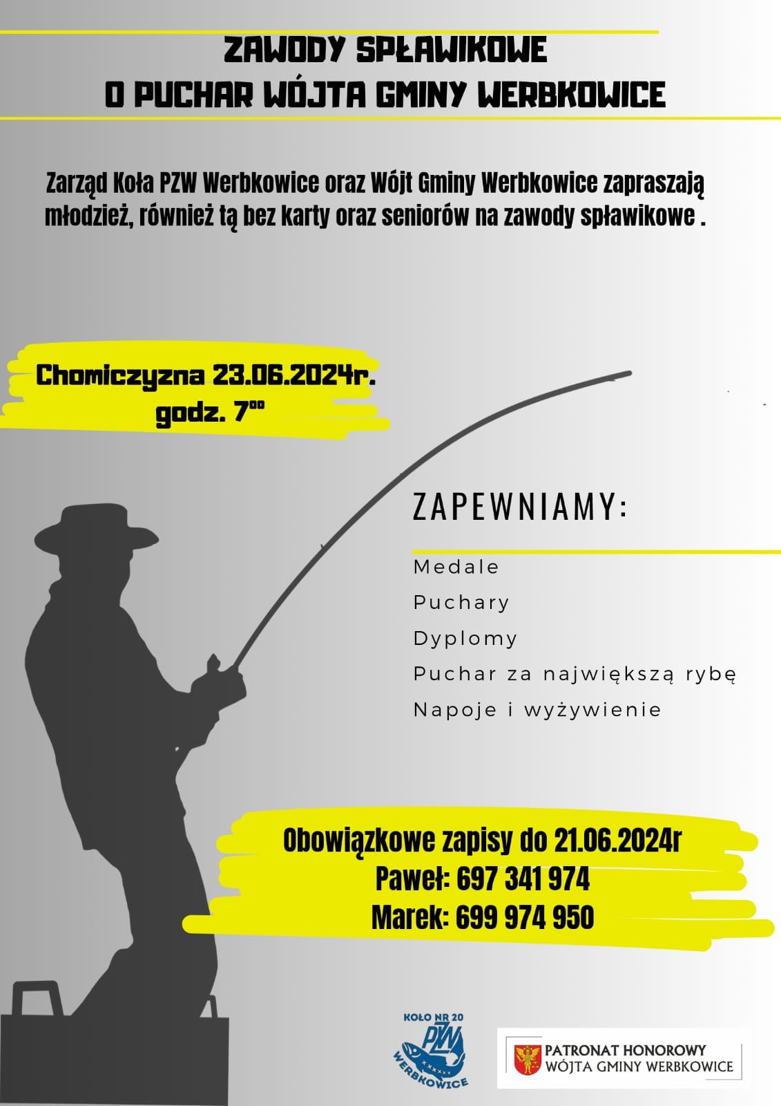 Zawody spławikowe o Puchar Wójta Gminy  Werbkowice