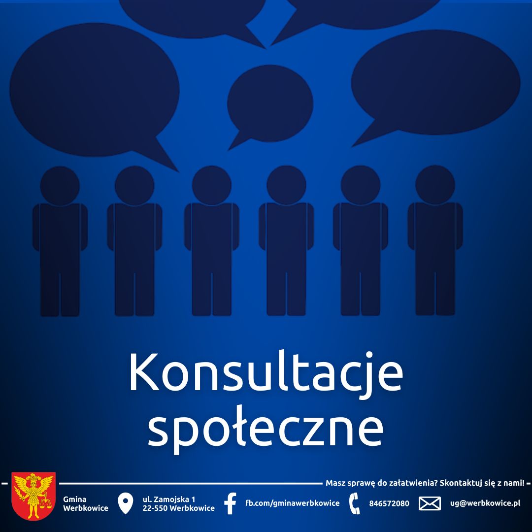 Rozpoczęcie konsultacji społecznych projektu zmiany w części tekstowej miejscowego planu zagospodarowania przestrzennego Gminy Werbkowice obszaru przy ul. Przemysłowej w Werbkowicach
